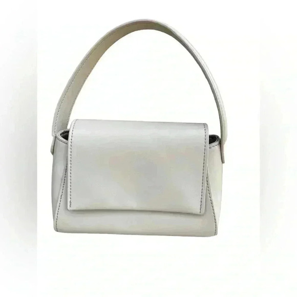 H.O.W women’s hand bag clutch cream off white used in excellent condition - Picture 1 of 12